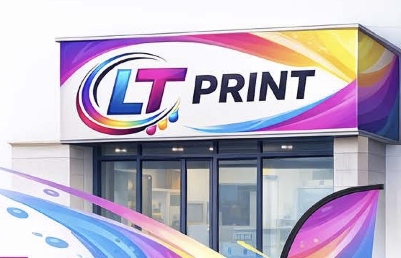 Signage example from LT Print UK